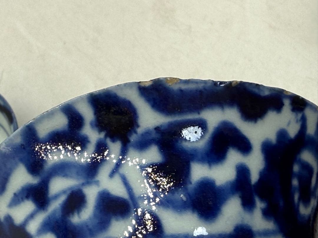 中国 清時代 染付 湯呑み5点 送料込み251112