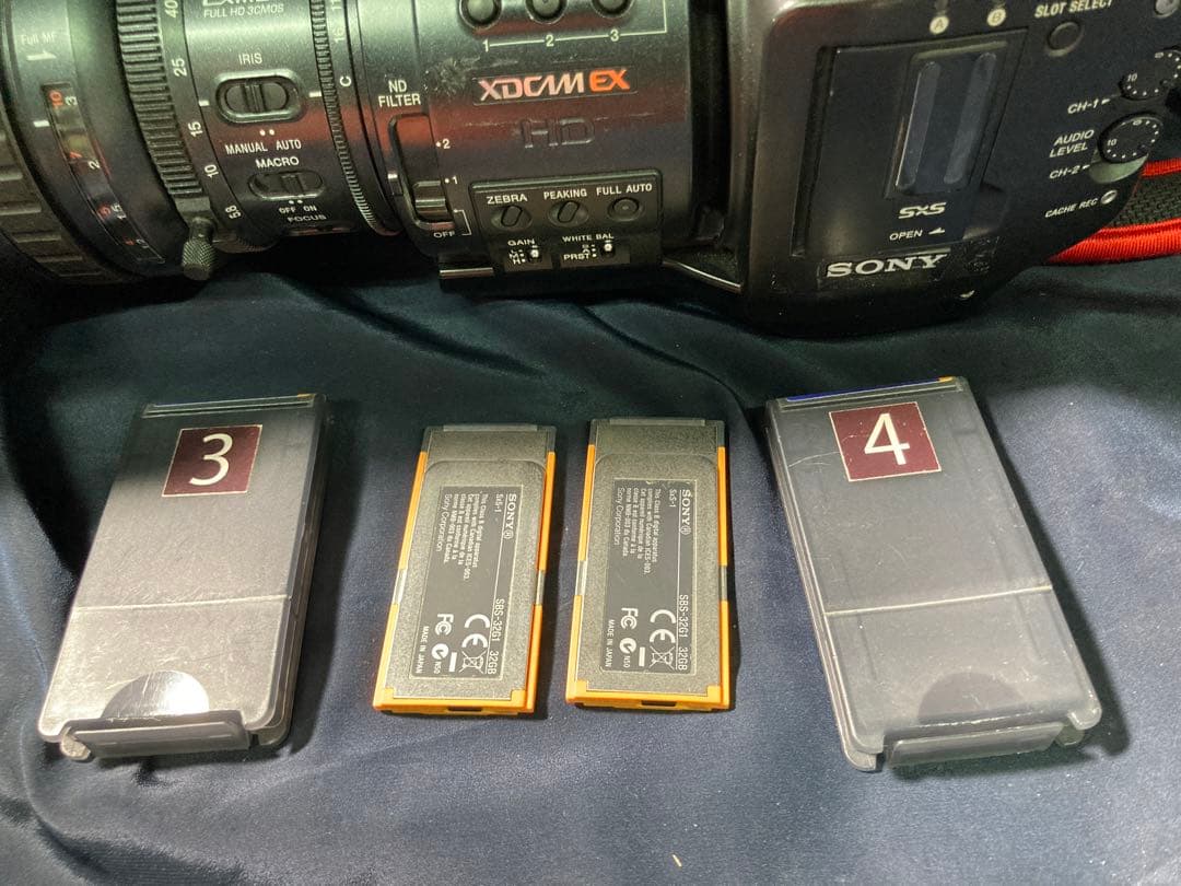 業務用ビデオカメラ本体　SONY EX1R 2台セット！