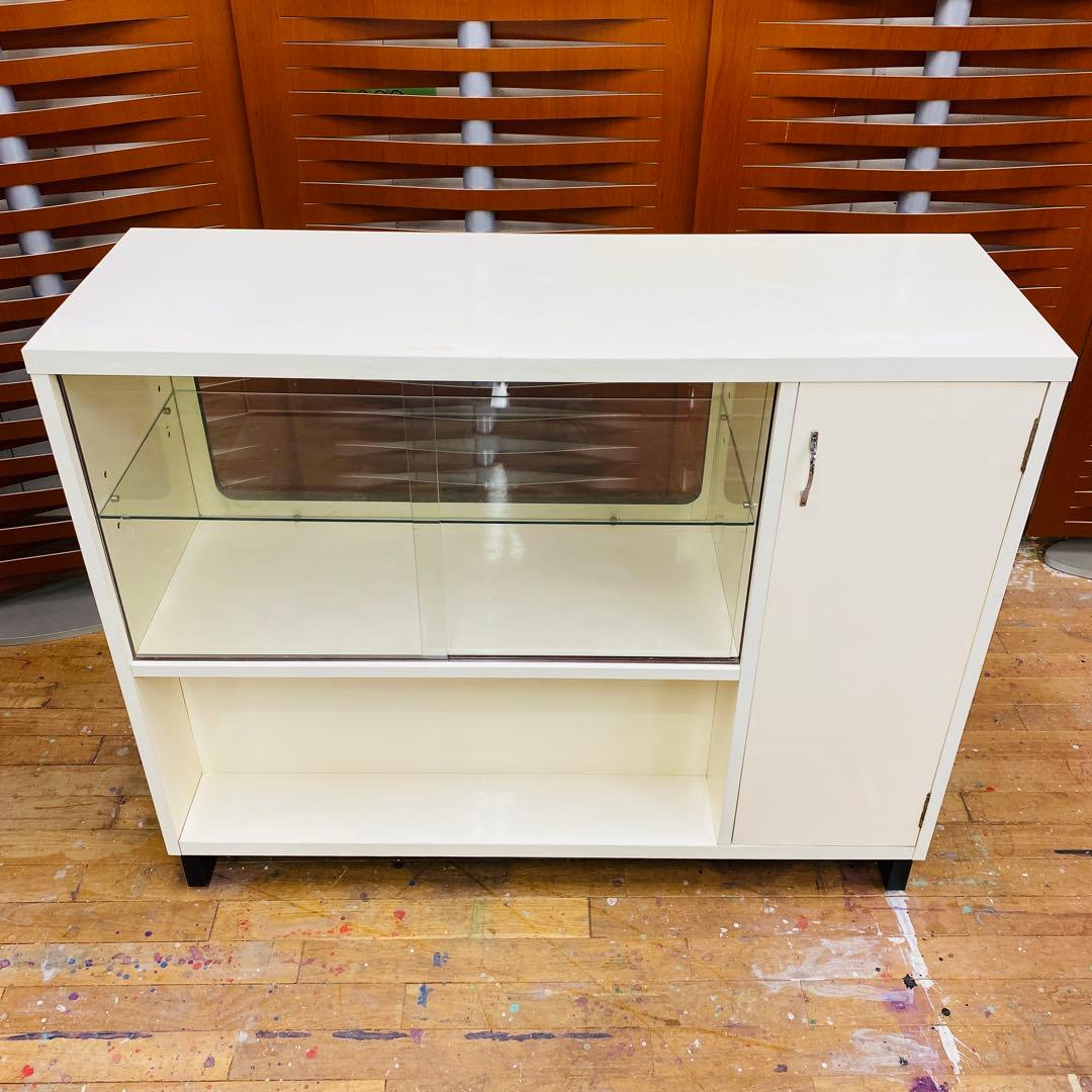 ショーケース 店舗什器 ディスプレイ 展示棚 飾り棚 店舗用レジ台 昭和