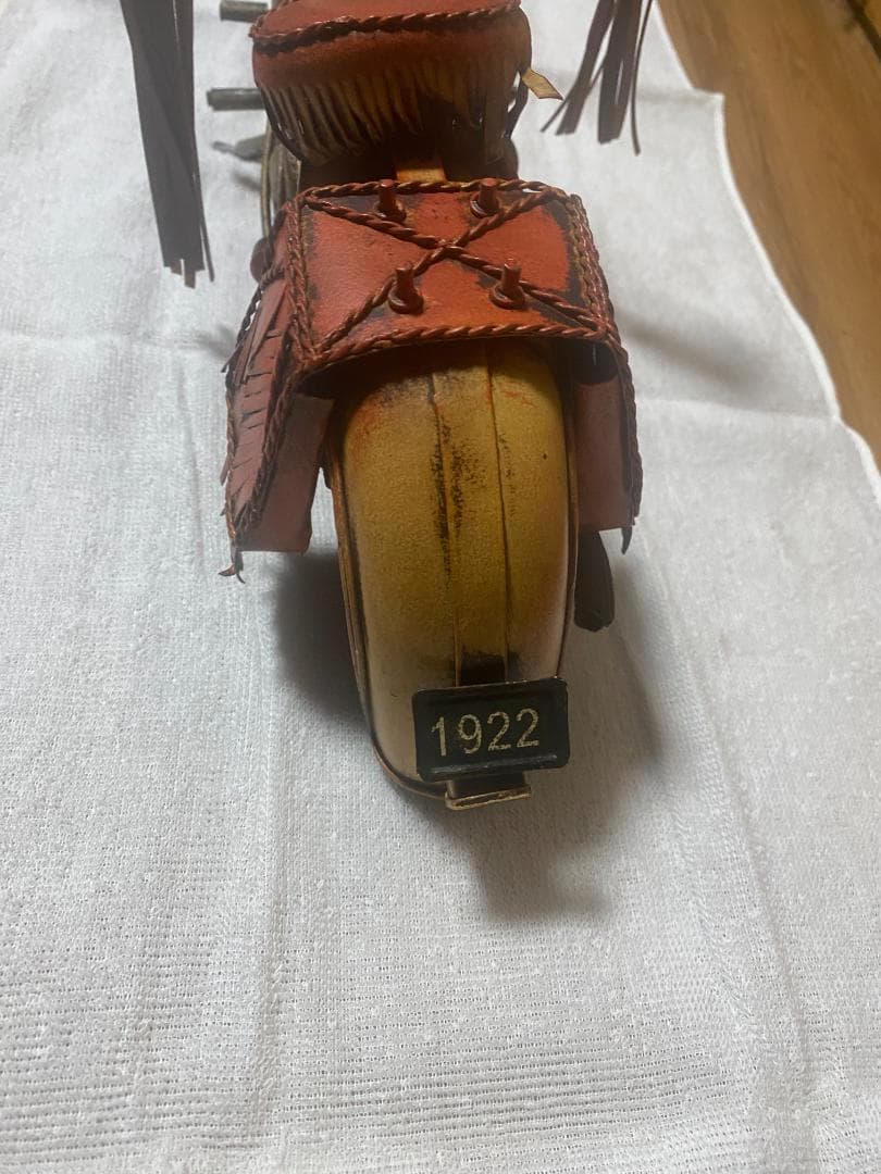 ブリキ インディアンバイク F-WGVD イタリアヘリ アンティーク 2点