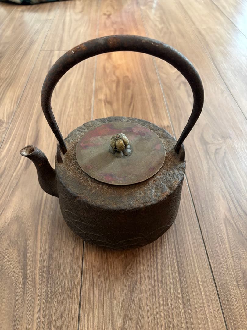 龍文堂 鉄瓶 波模様 - メルカリ