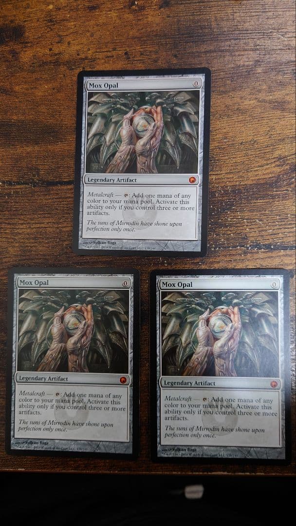 SOM オパールのモックス/Mox Opal 英語3枚 オパールのモックス Mox Opal 英語版3枚セット SOM オパールのモックス