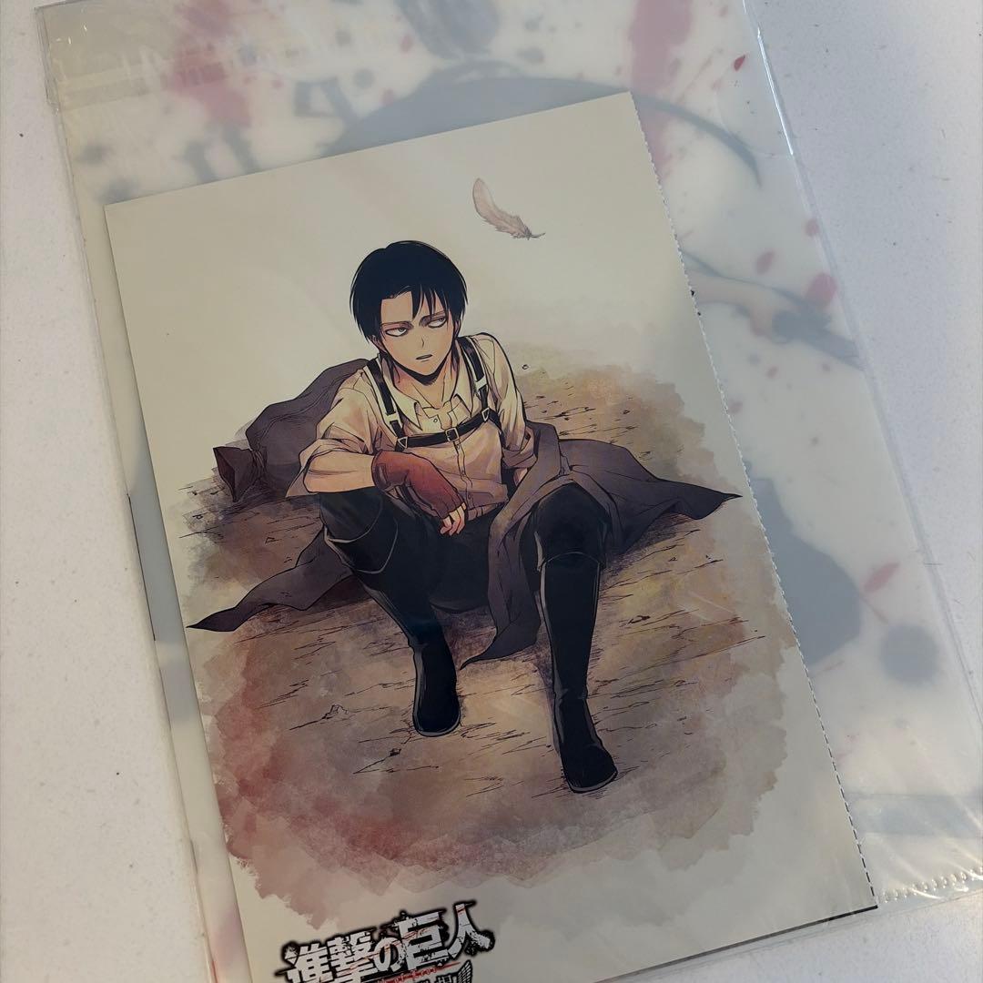 進撃の巨人 リヴァイ 悔いなき選択 クリアファイル - メルカリ