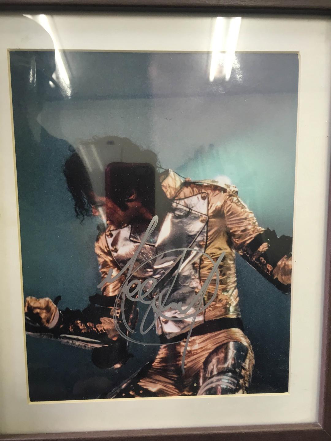 マイケルジャクソン本物サイン 証明書付き