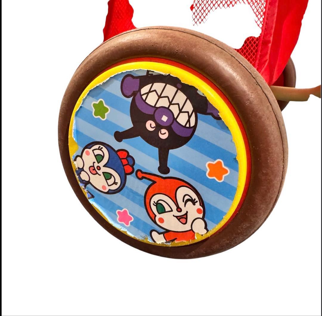 アンパンマン デラックスII三輪車 サンシェード&足置きステップボード付