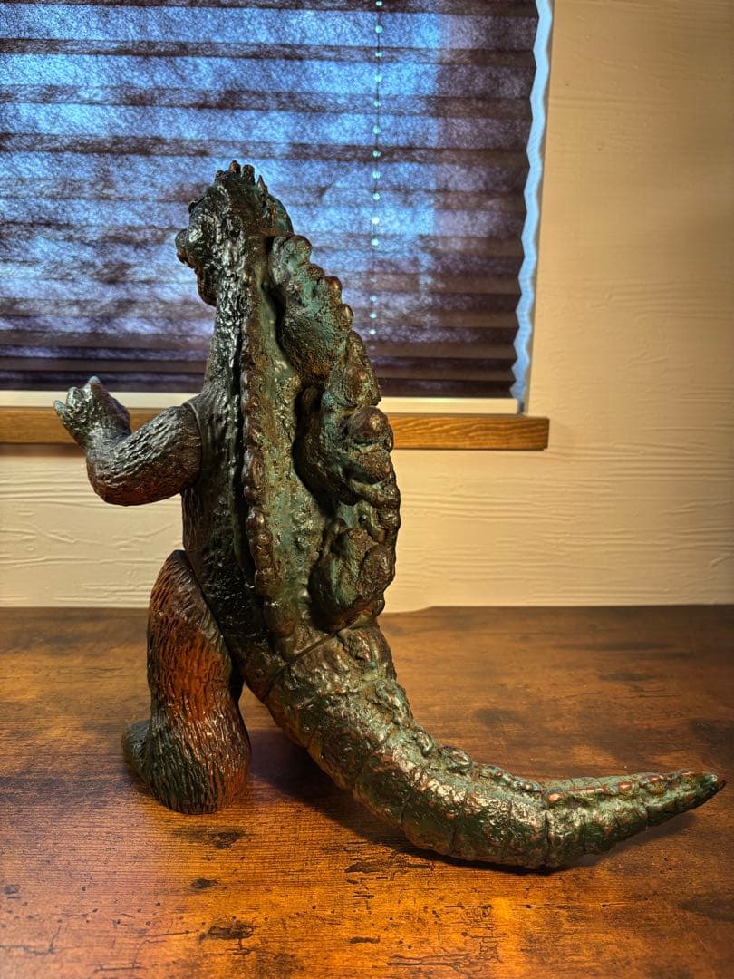 ブルマァク　ジャイアントゴジラ　当時物　ソフビ　ゴジラ　マルサン　東京タワー付き