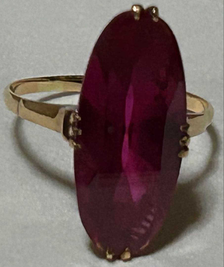 K18 ルビー 指輪 リング