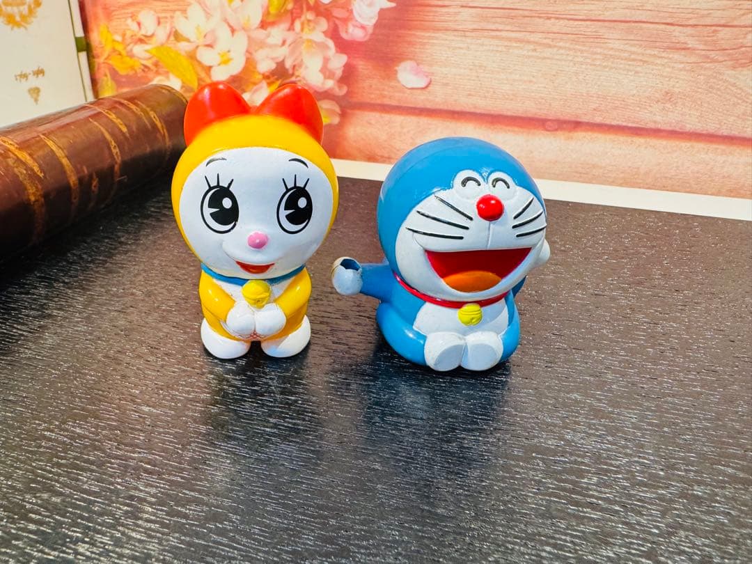 昭和レトロ 当時物 1987年ごろ小学一年生付録　ドラえもんプルバック2点セット