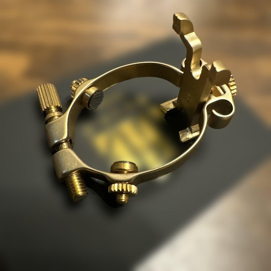 専用JLV Sound テナーサックス リガチャーメタル用艶消し