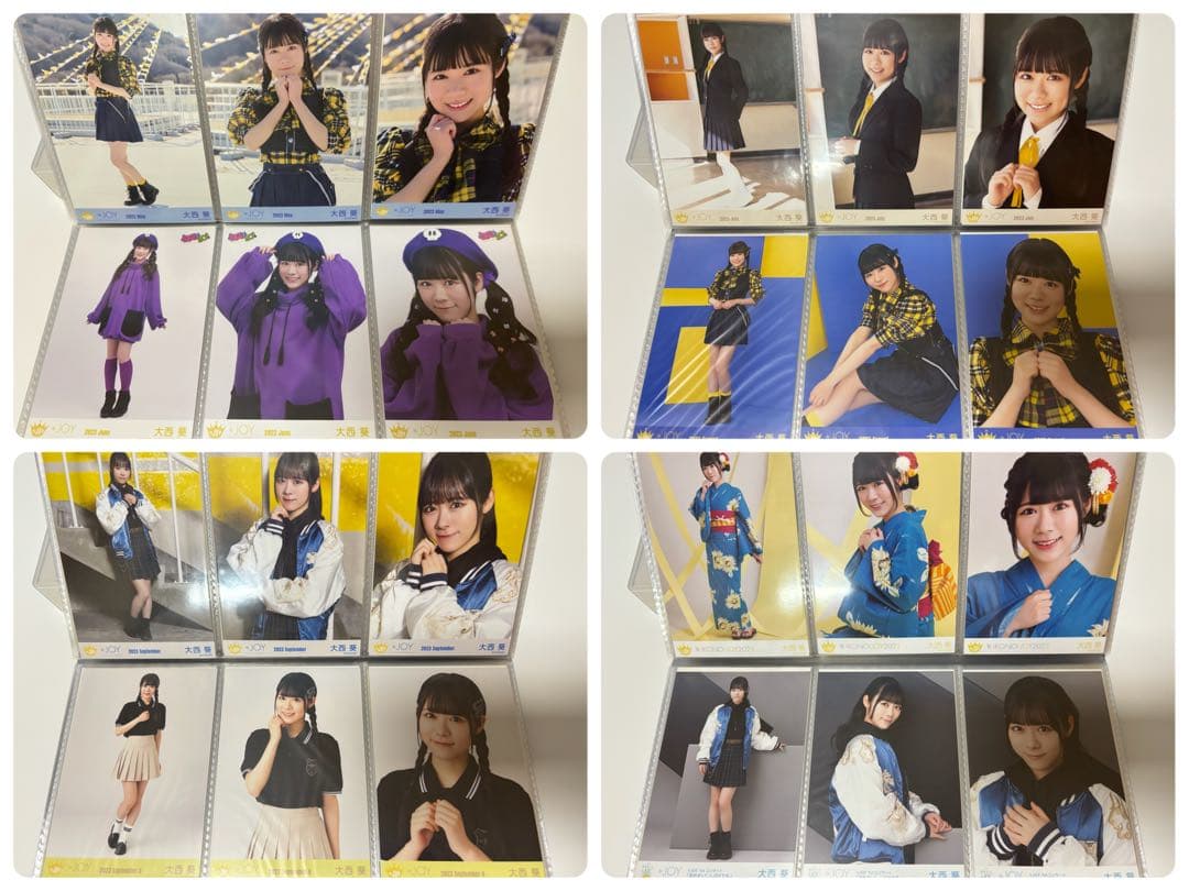 ニアジョイ　大西葵　フルコンプ　まとめ売り　直筆あり