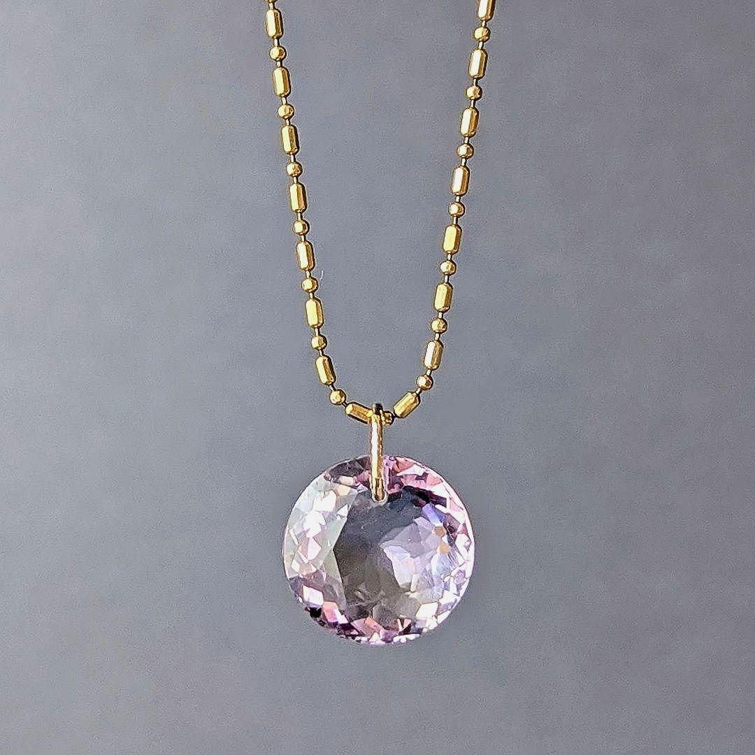 ♢N♢K18 アメトリン 5.7ct ネックレスチャ―ム ペンダントトップ
