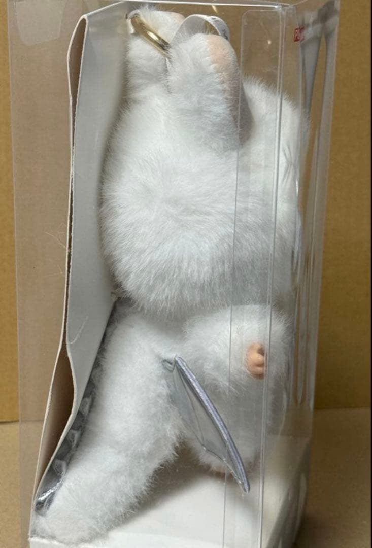 【海外限定】ZIMOMO LABUBUふわふわ ホワイトエンジェル ジモモラブブ