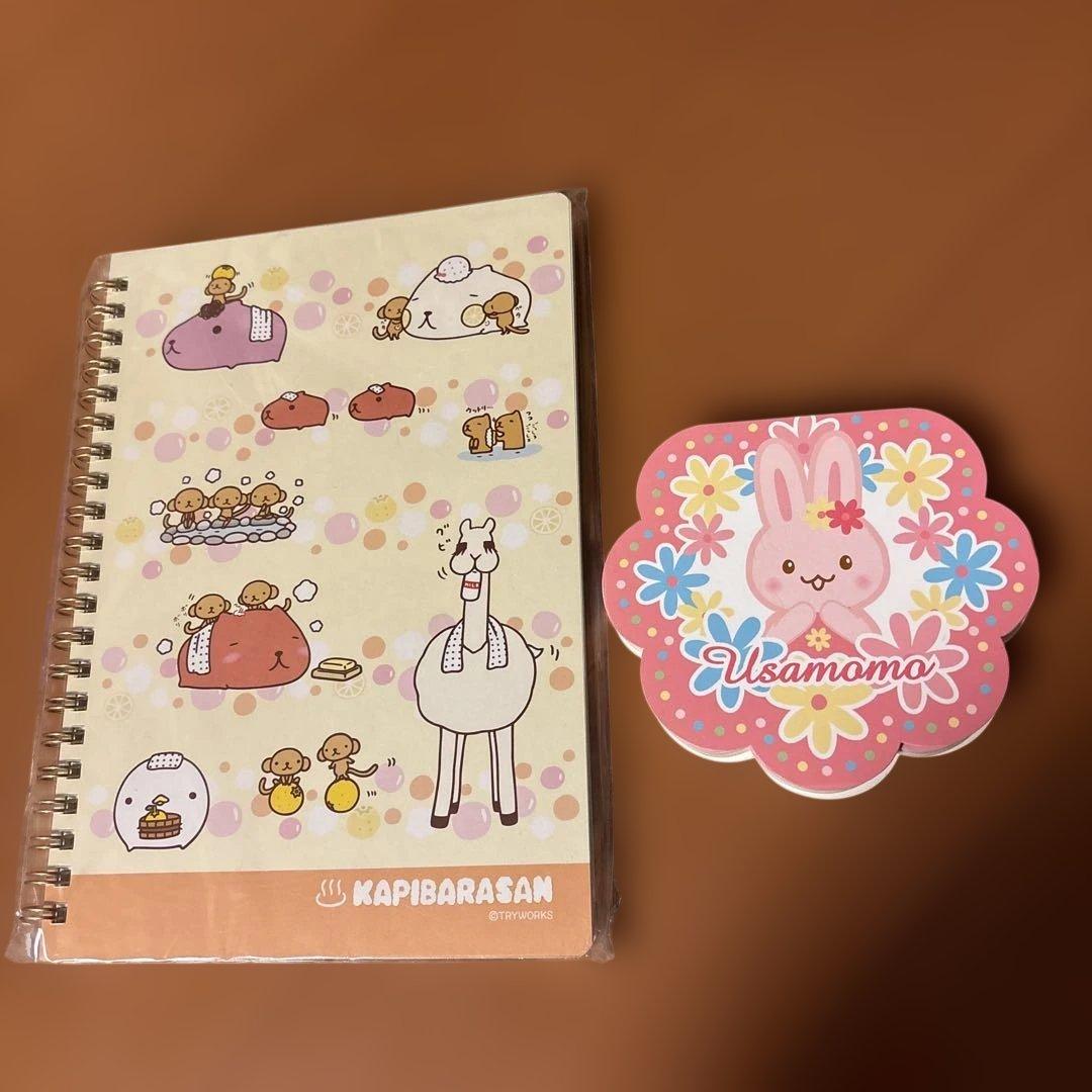 平成レトロ 初期 カピバラさん メモ帳 マザーグースの森 うさもも