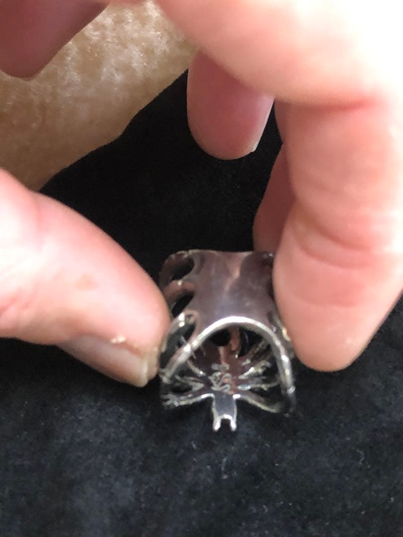 trygodトライゴッド 7万蜘蛛スパイダーオニキスリング希少