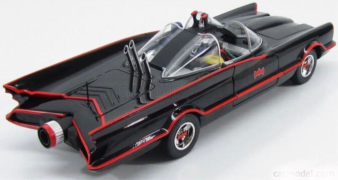 ★絶版！￼ マテル 1/18 バットモービルTV版フィギュア付