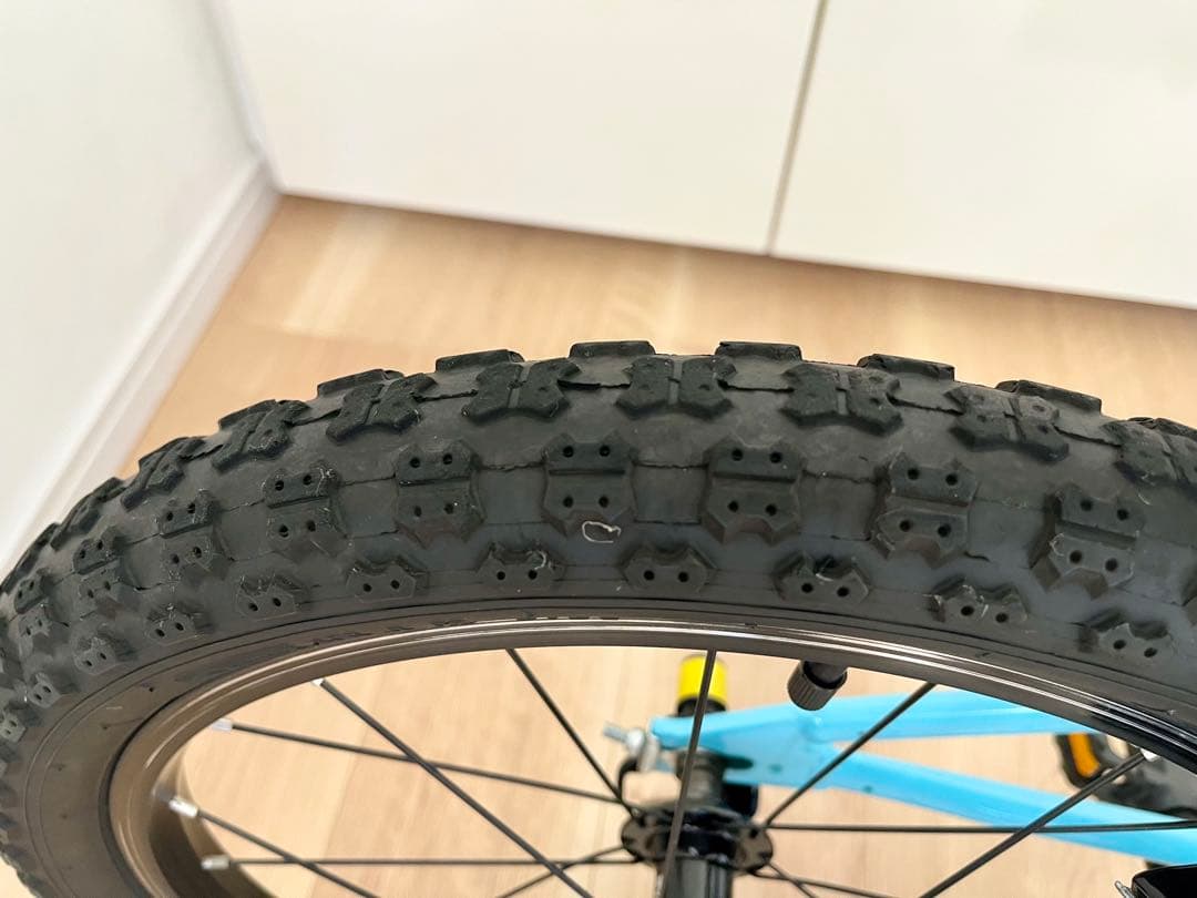 送料込み　純正カゴ付き　ヨツバサイクル　Zero　18インチ ラムネブルー