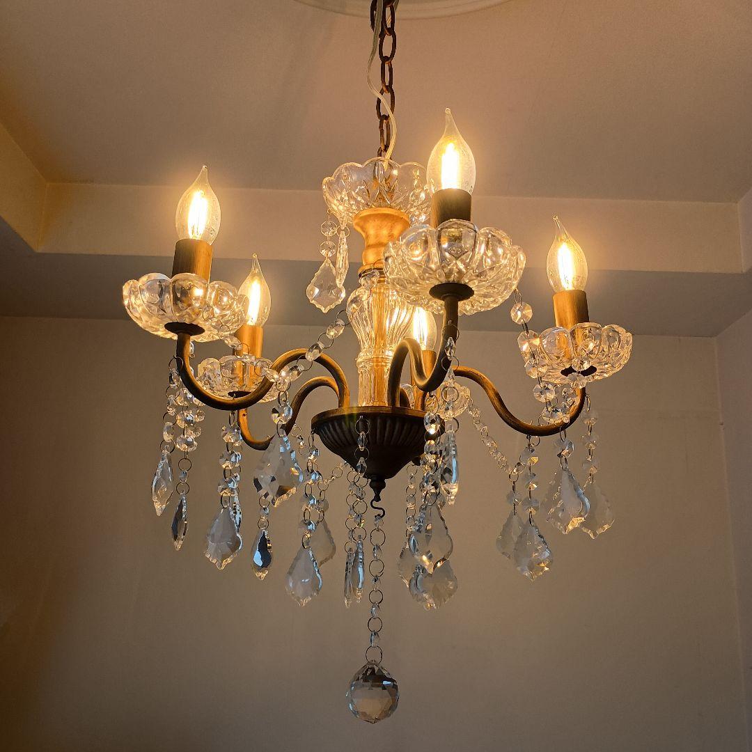 レーヌ 5灯シャンデリア OS-001-5_AT 　メダリオン は別販売 レーヌ 5灯シャンデリア OS-001-5_AT メダリオン は別販売