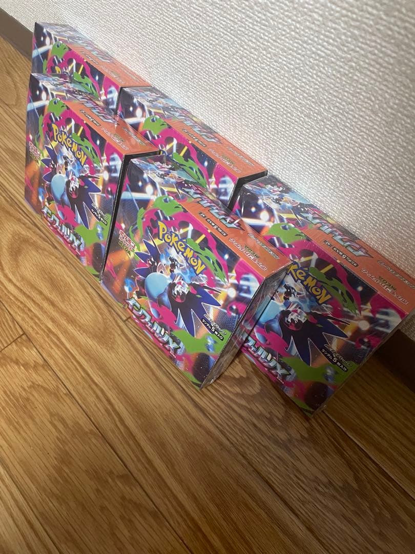 ポケモンカードゲームのMEGA拡張パック インフェルノX BOX 5箱