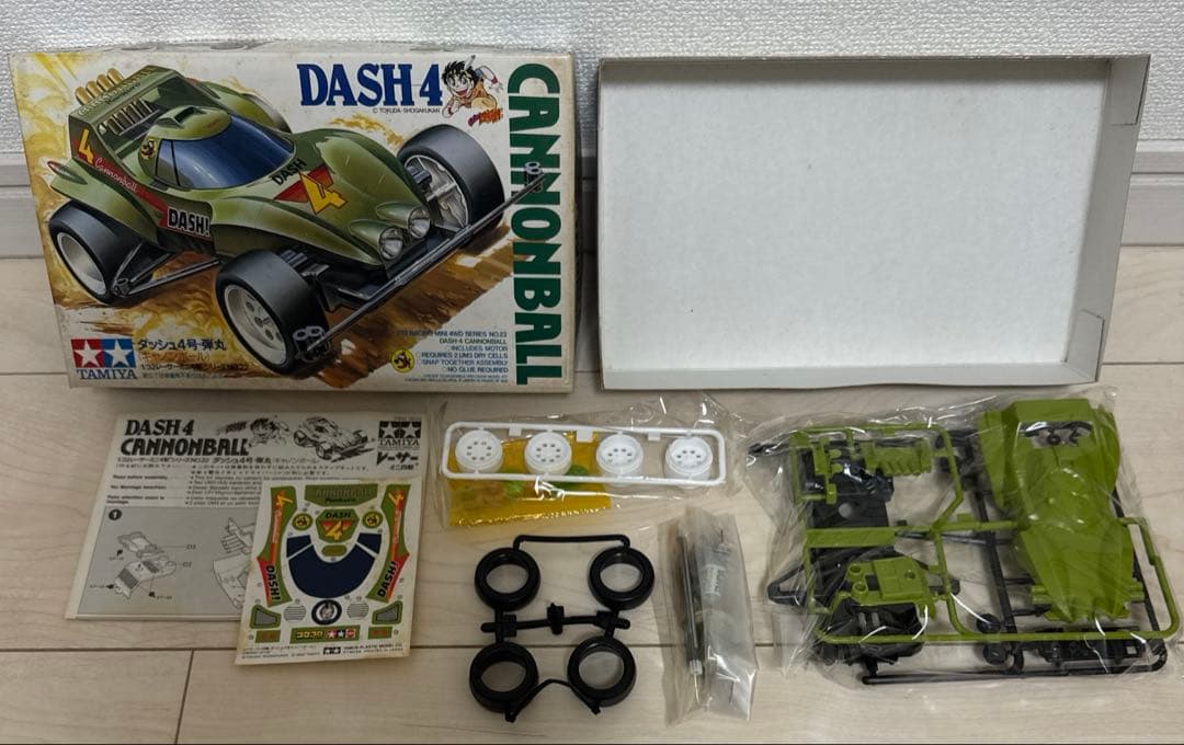 ミニ四駆　おまけ付き　ダッシュ四駆郎セット