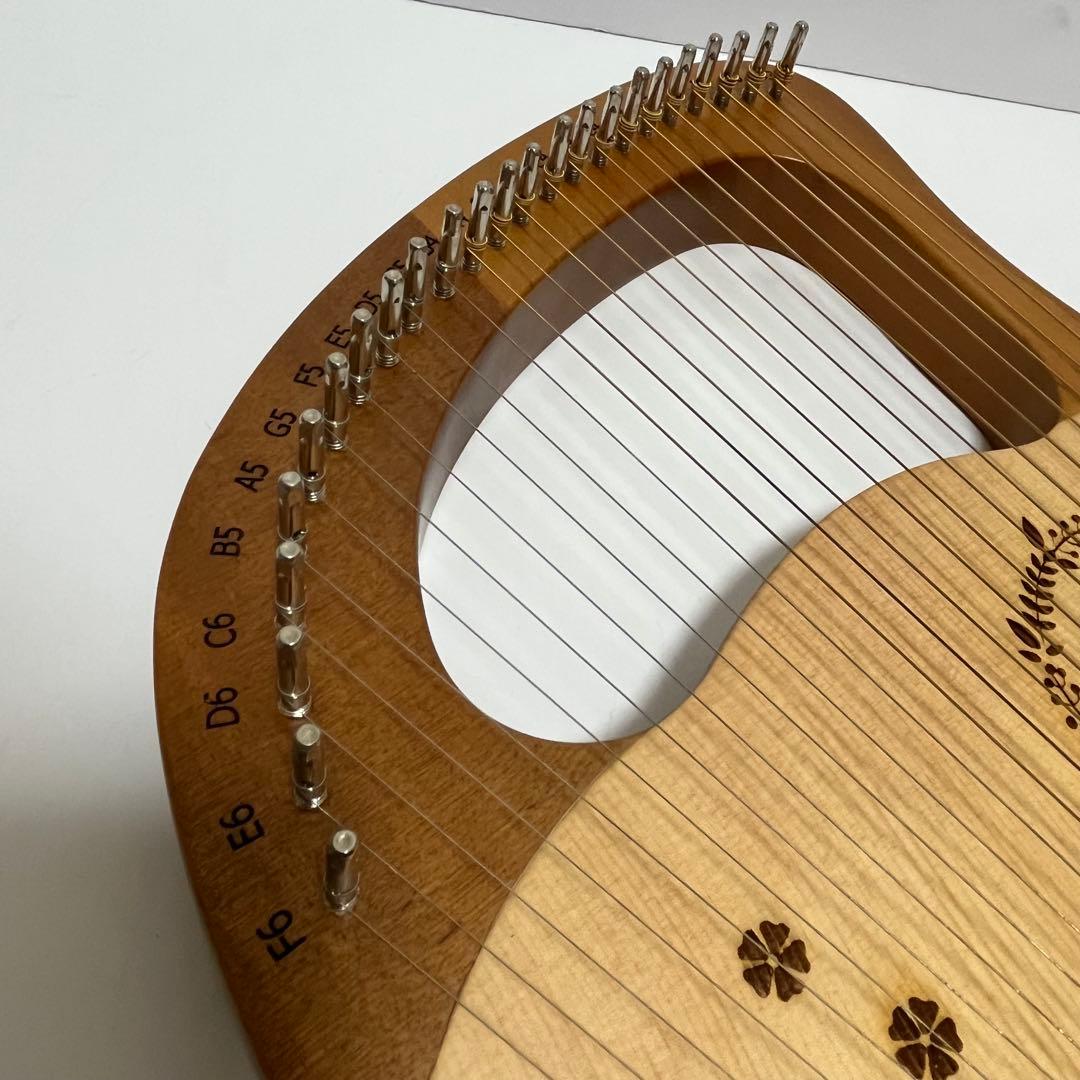 JINGZI MUSIC ライアーハープ 24弦 ケース付き