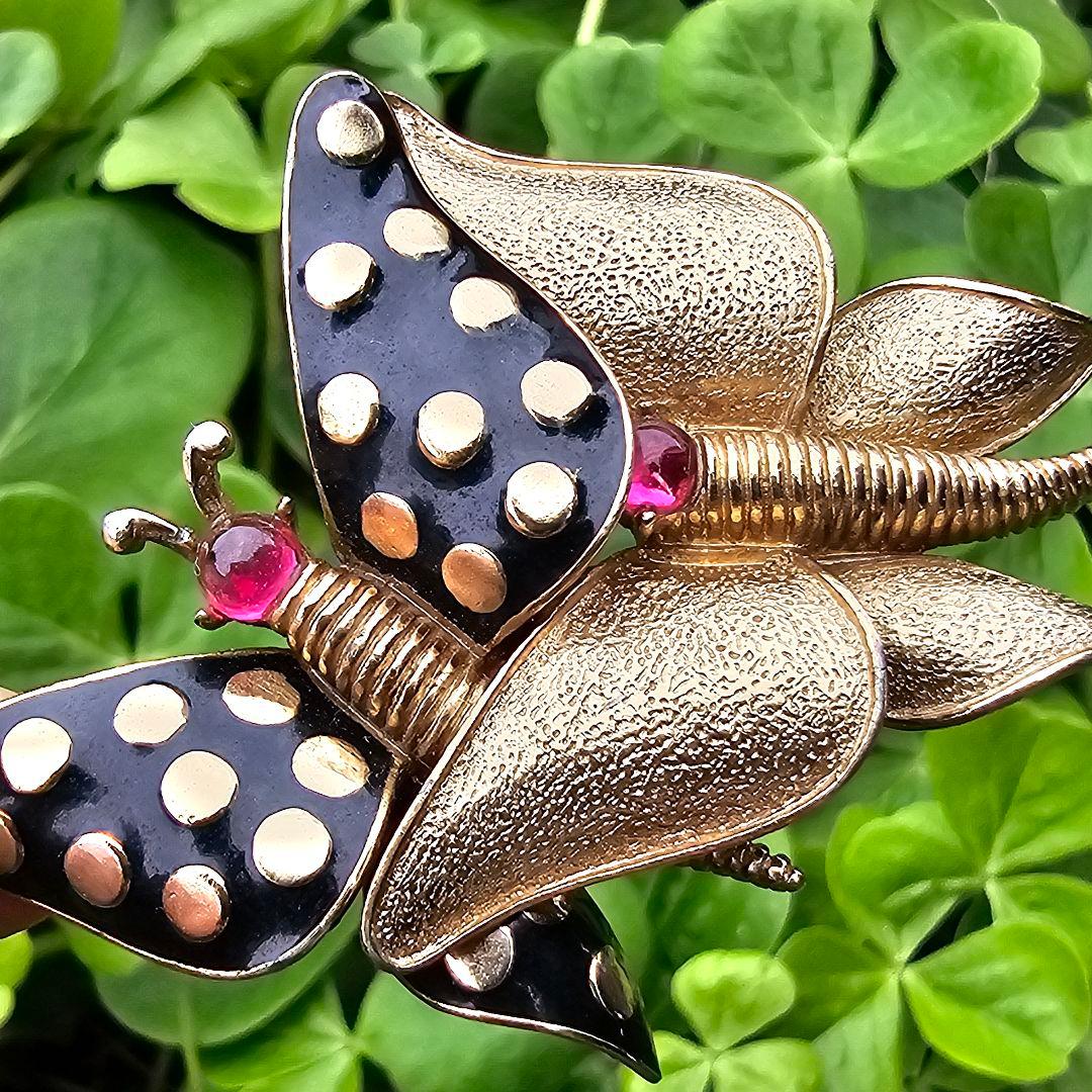 CINER ヴィンテージ蝶々のブローチ