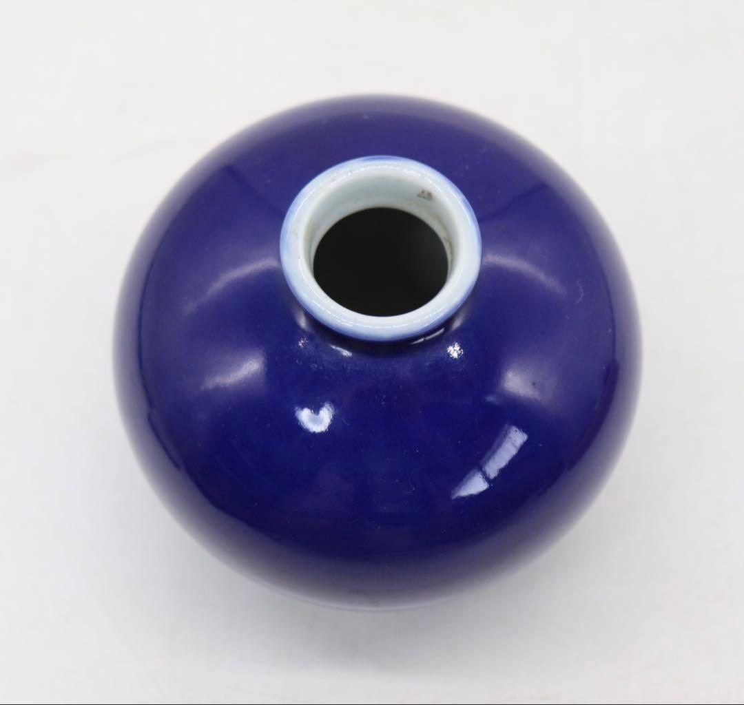 中国 清時代 藍釉小壺 木箱入 送料込み250511 - メルカリ