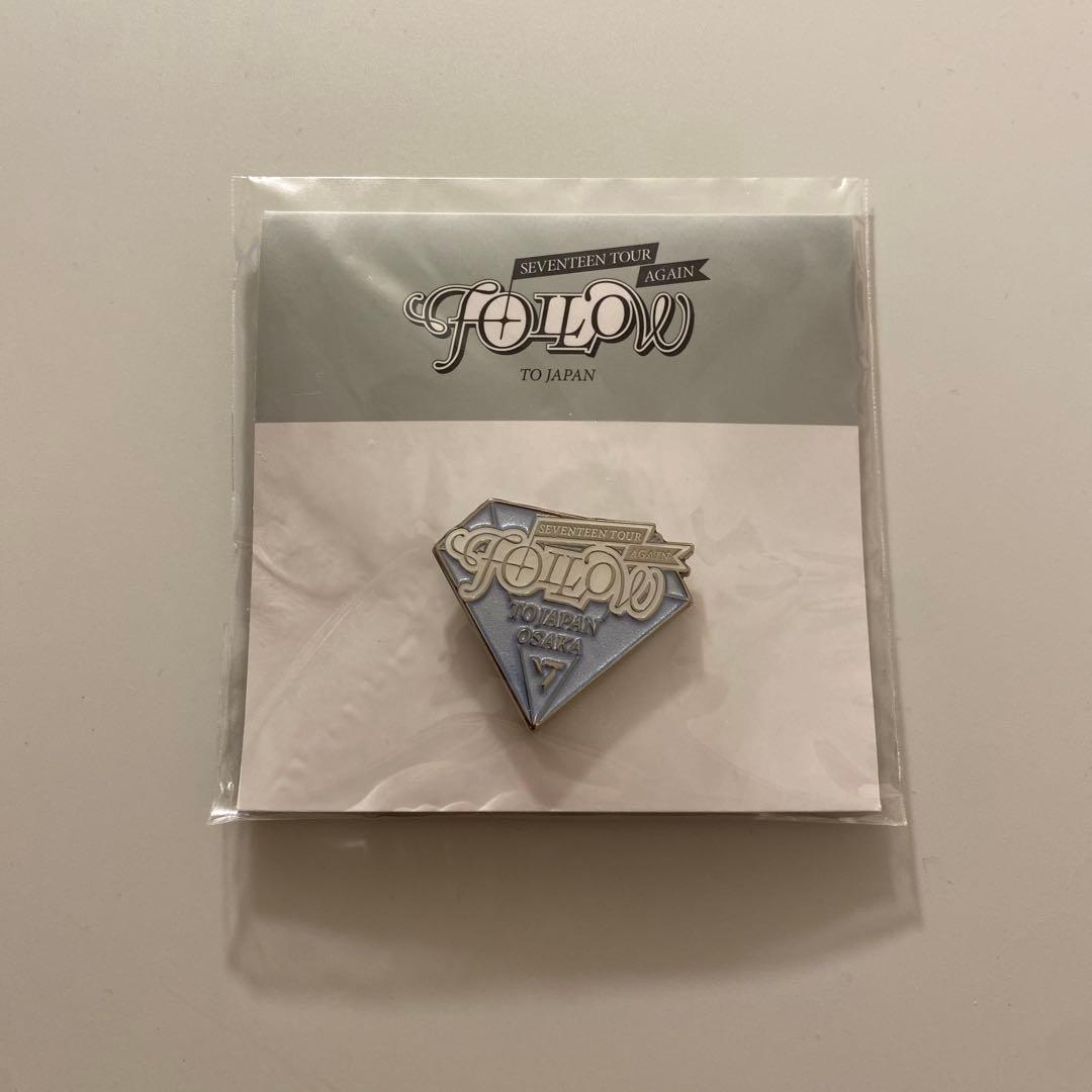 SEVENTEEN follow again OSAKA ピンバッジ - メルカリ