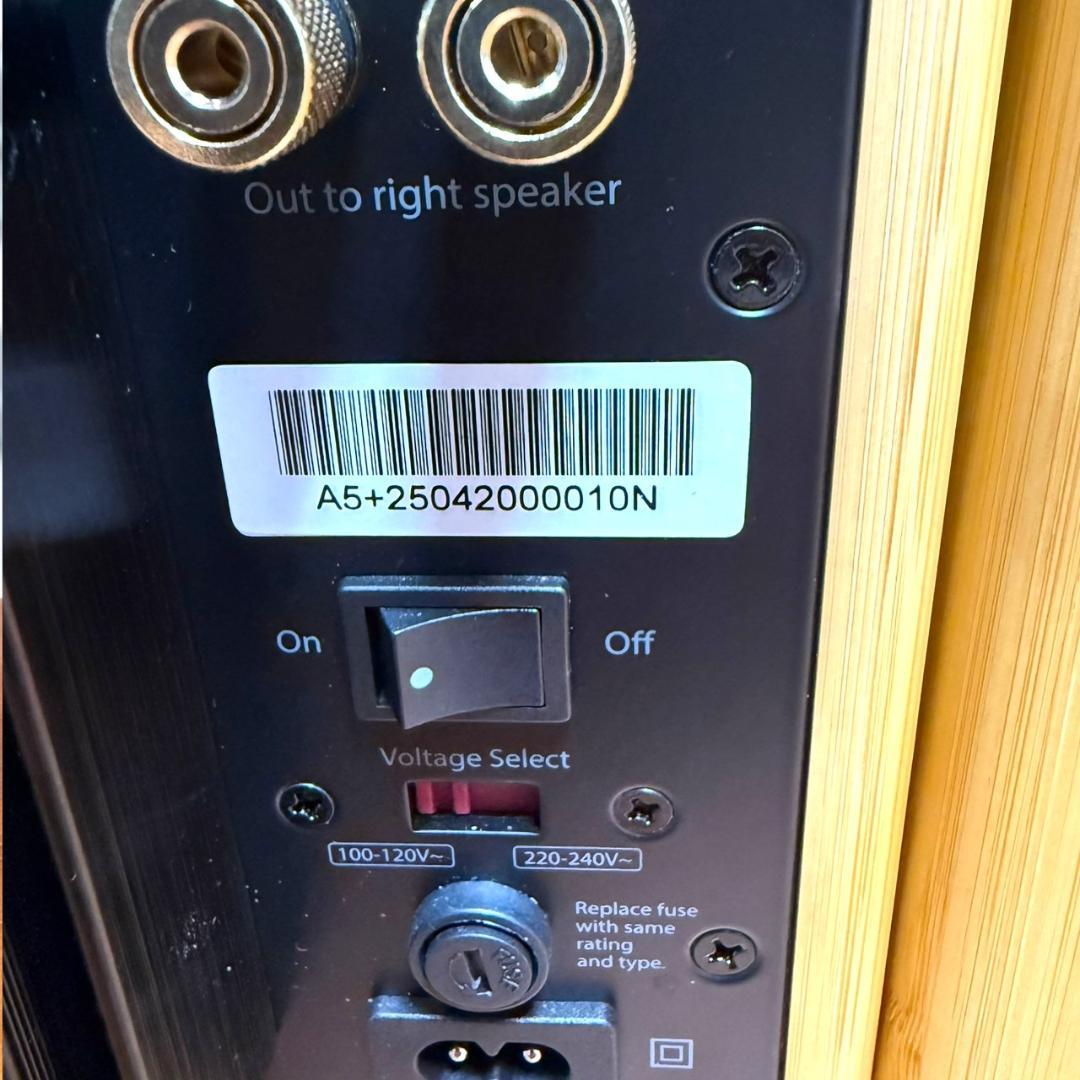 ☆未使用品 オーディオエンジン A5+ バンブー パワードスピーカー ペア