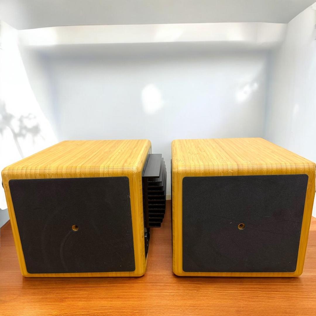 ☆未使用品 オーディオエンジン A5+ バンブー パワードスピーカー ペア