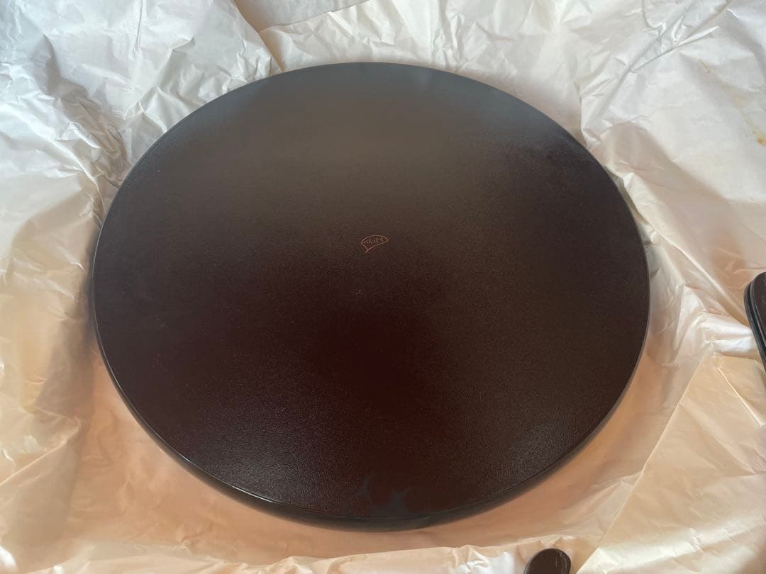 天然木製 べんぼう漆器　スタンド付き