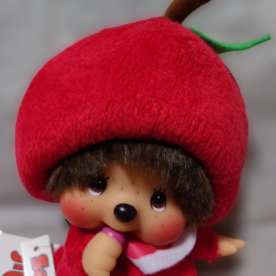 新品タグ付き　りんご　モンチッチ　Sサイズ