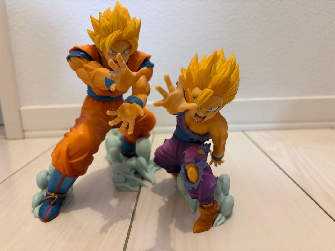 ドラゴンボール 1番くじ　親子かめはめ波 A賞　孫悟空&孫悟飯フィギュア