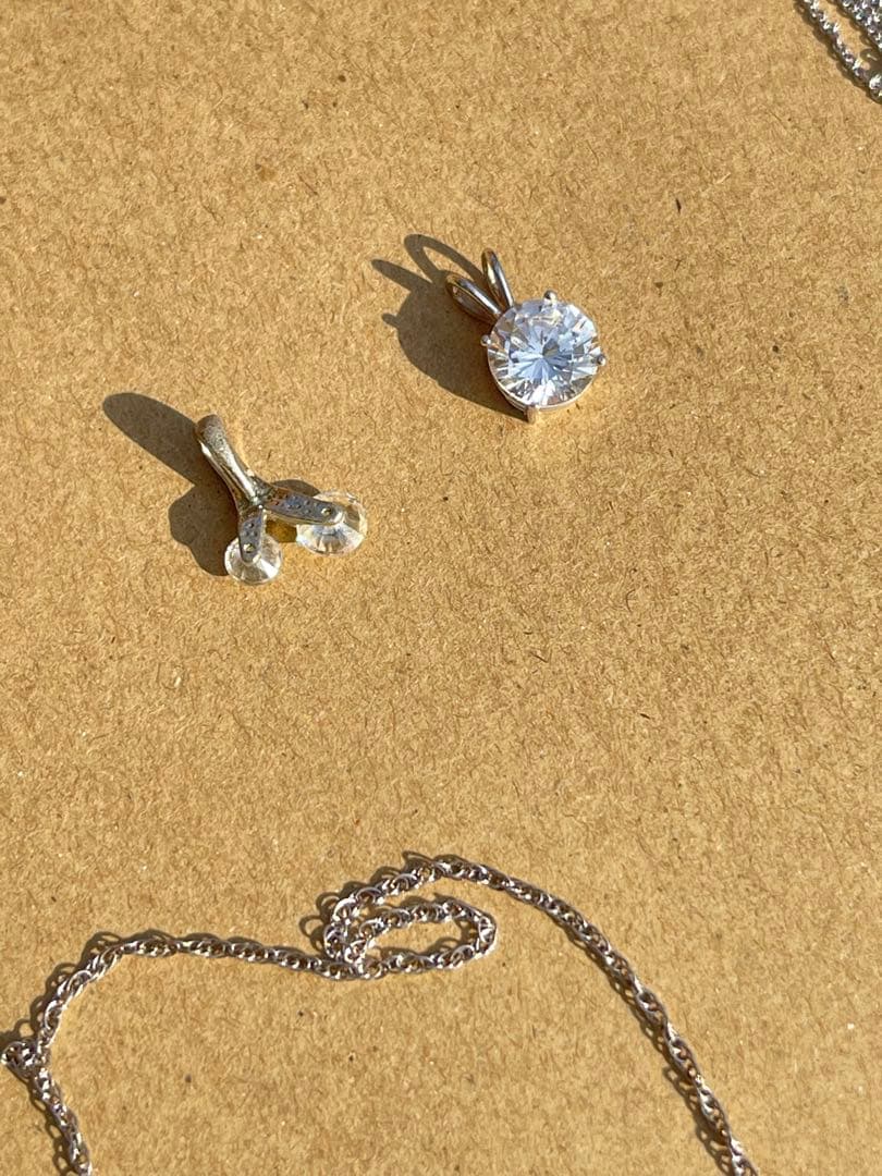 ジュエリーセット（リング・ネックレス・イヤリング）　925 多数刻印あり