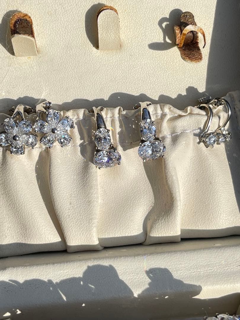 ジュエリーセット（リング・ネックレス・イヤリング）　925 多数刻印あり