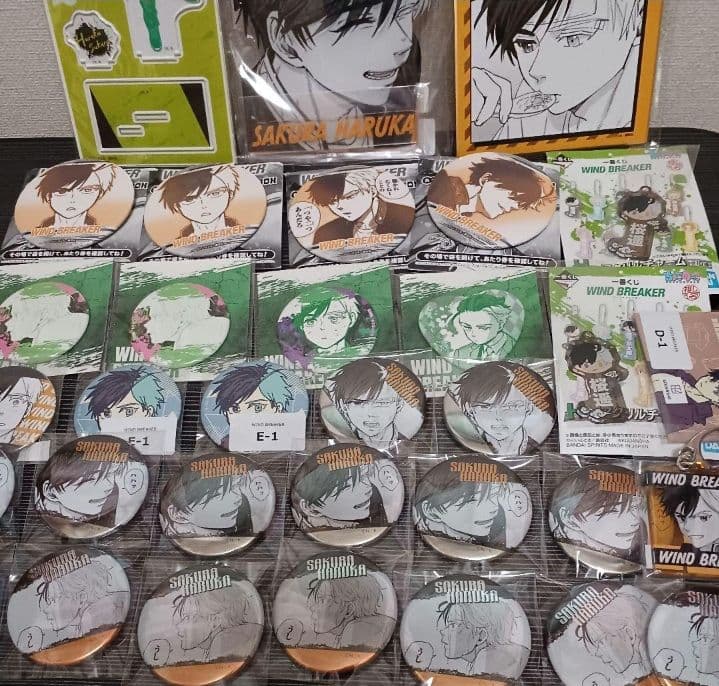 WIND BREAKER 桜遥　くじメイト　缶バッジ　アクスタ　特典カード
