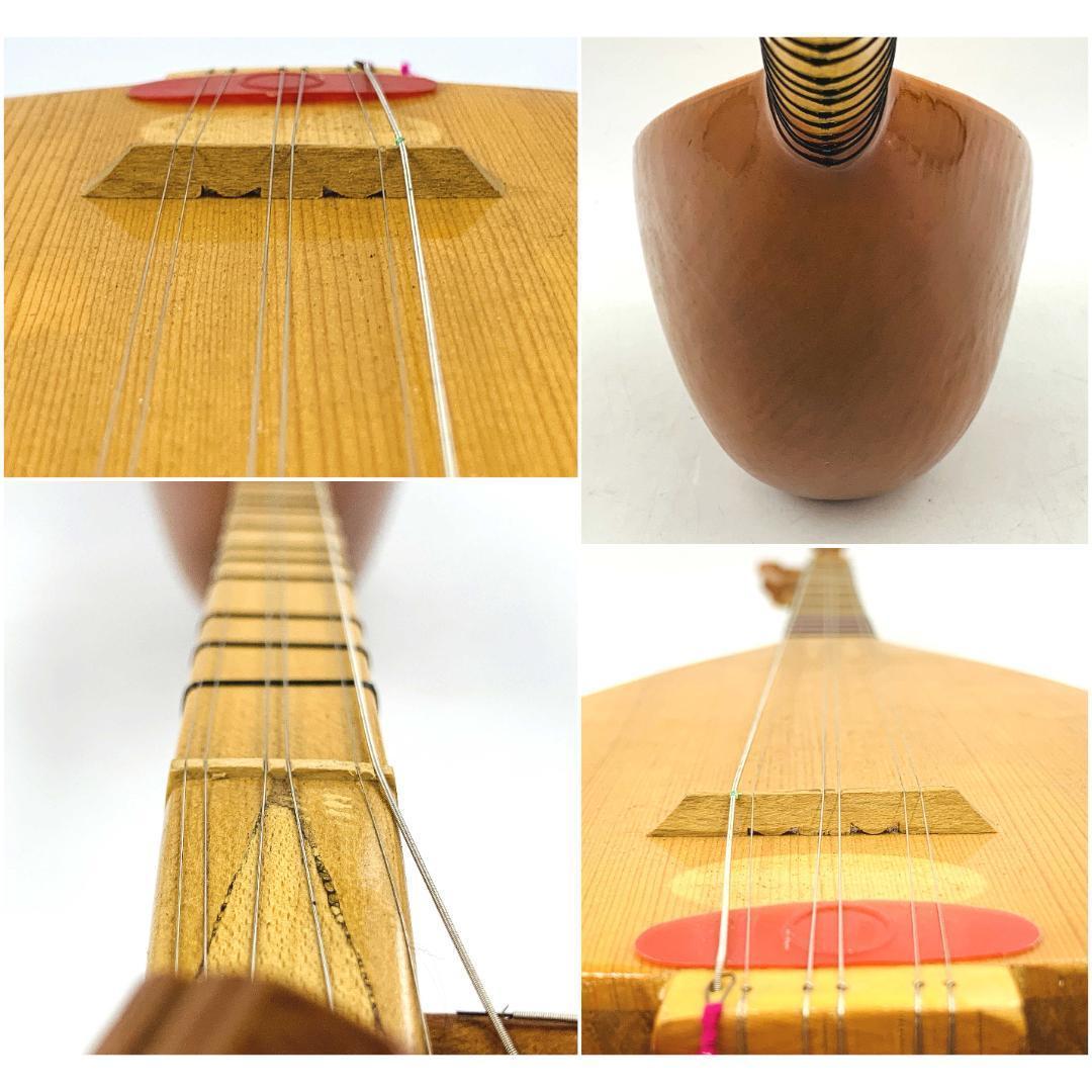 【希少 整備品】サズ バーラマ ロングネックリュート トルコ 撥弦楽器 6弦