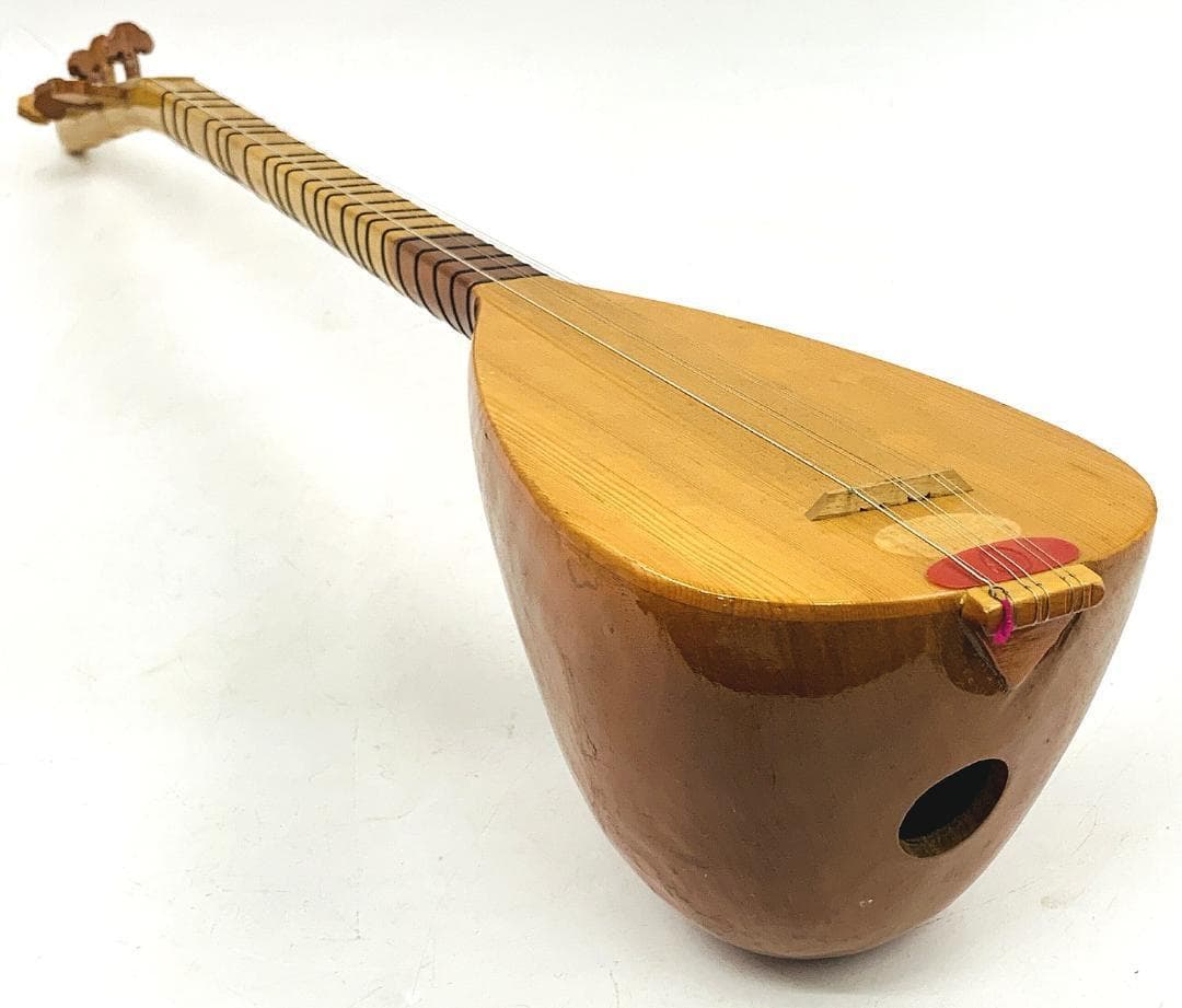 【希少 整備品】サズ バーラマ ロングネックリュート トルコ 撥弦楽器 6弦