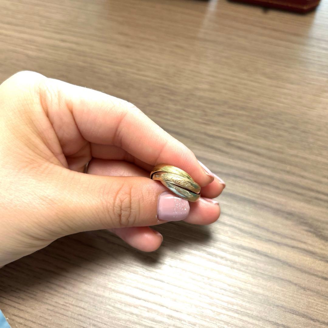 m*1様 Cartier トリニティリング　クラシックモデル　PG WG YG