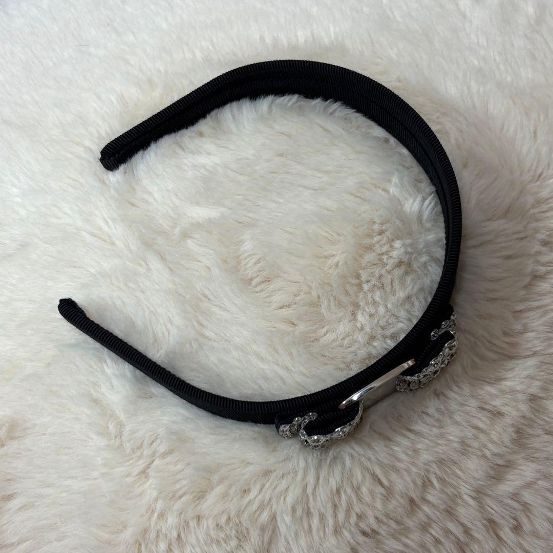 Salvatore Ferragamo カチューシャ　黒