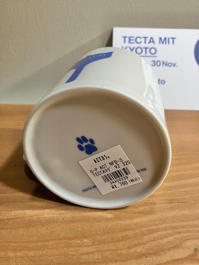 限定品 ACTUS TECTA 青い猫 マグカップ - メルカリ