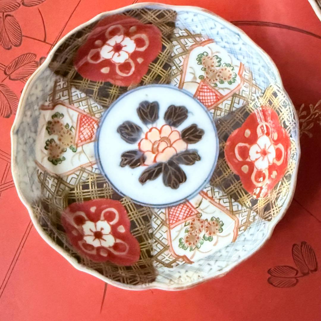 伊万里焼染錦花鳥文手塩皿9枚 [B26560] ブランドから探す,伊万里/有田