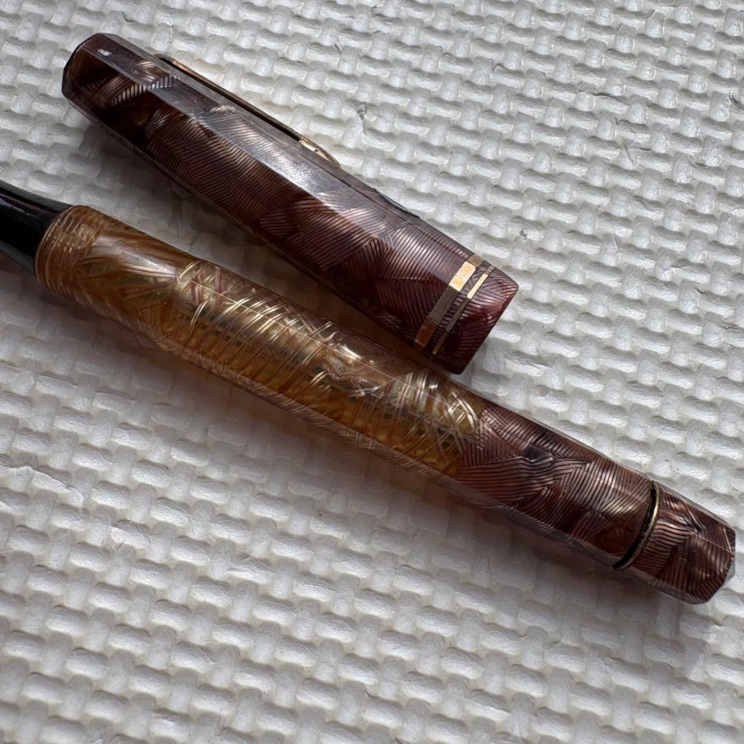 sailor セーラー 万年筆 箱あり セルロイド べっ甲