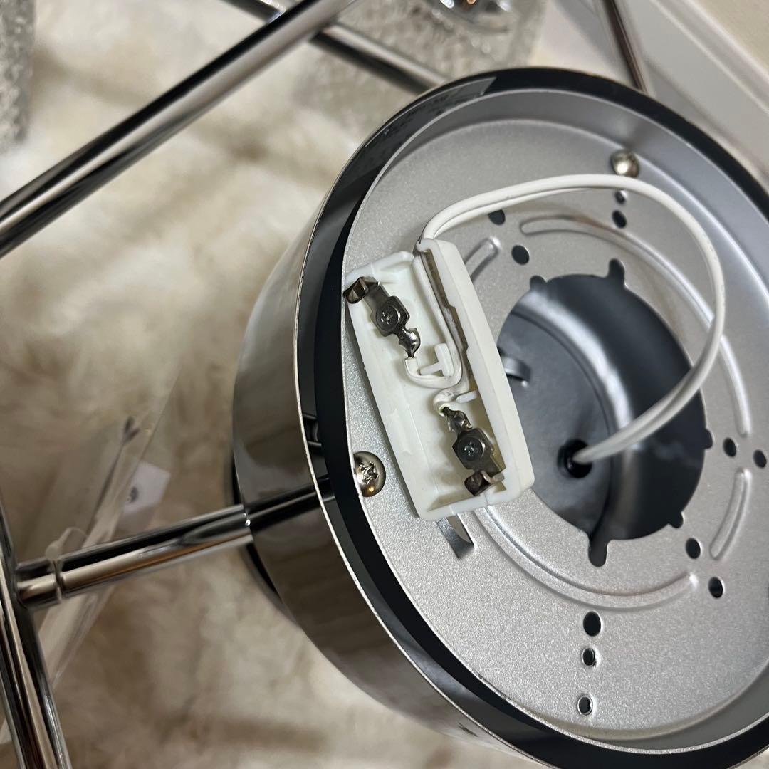 キシマ シャンデリア シーリングライト amp51308 シルバー 美品 - メルカリ