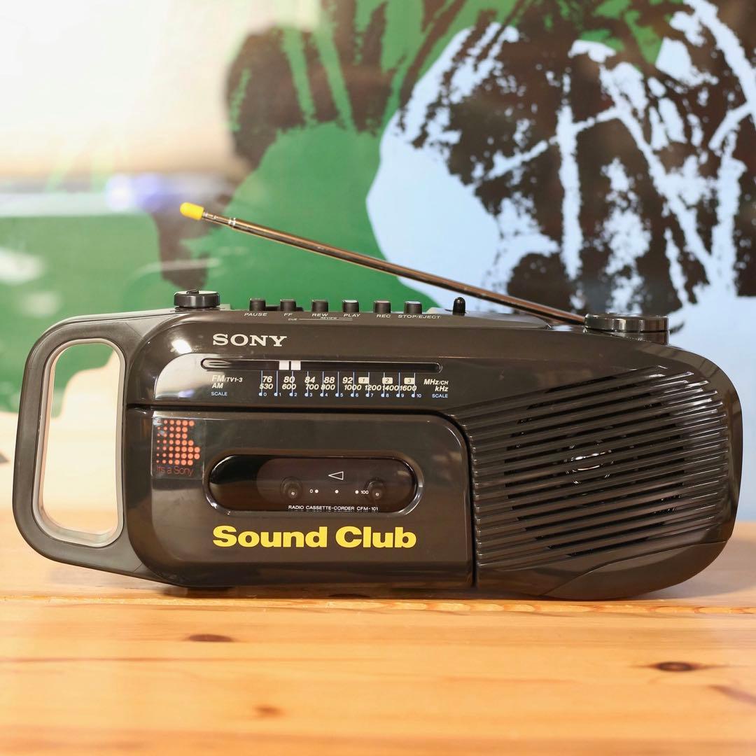 SONY サウンドクラブ CFM-101 電源アダプタ付