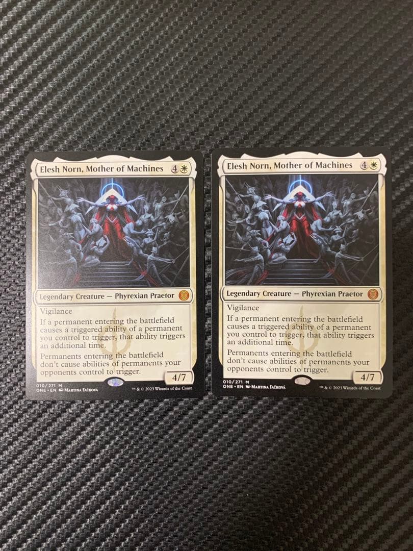 mtg エリシュノーン プレイマット プロツアー ファイレクシア 完全なる