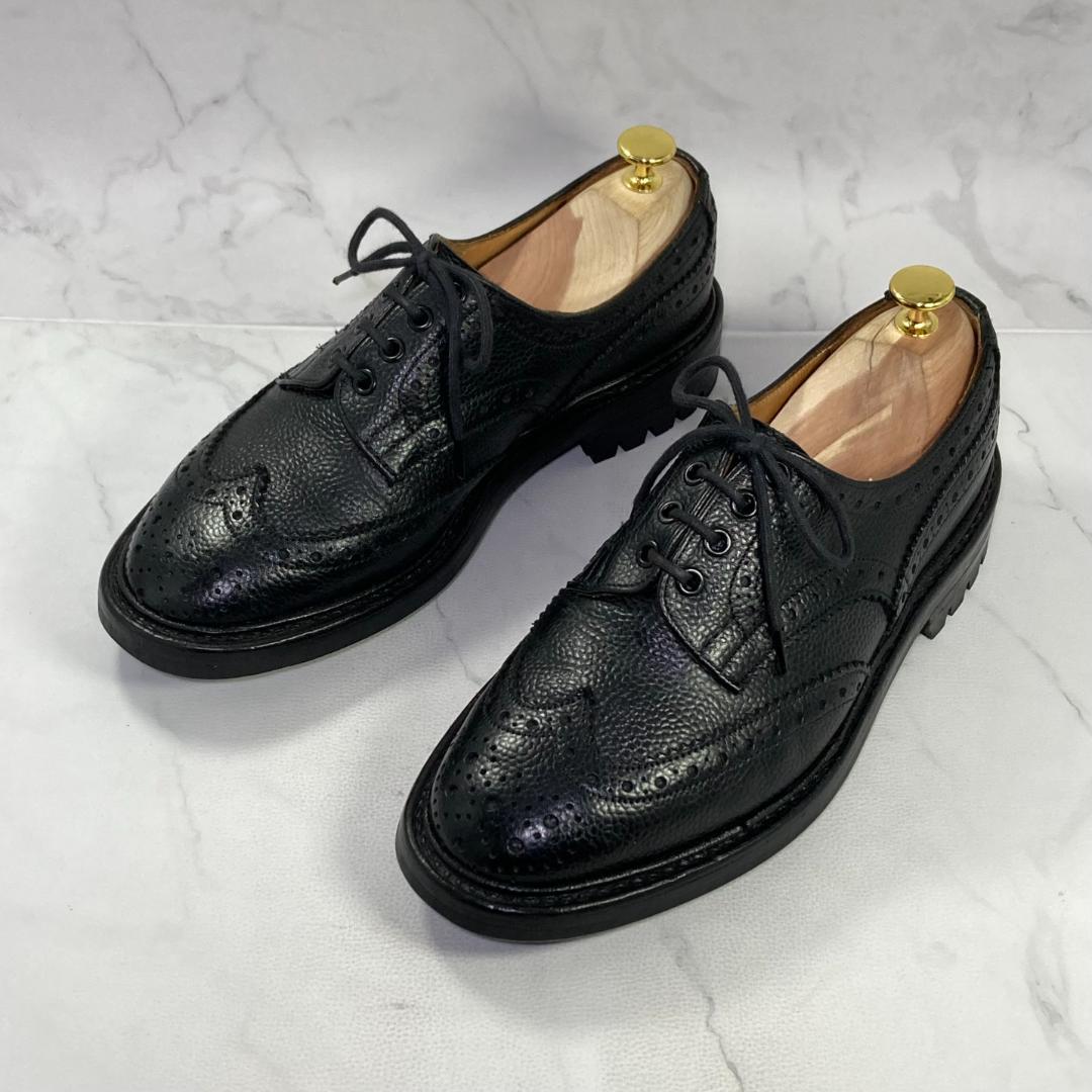 Trickers ILKLEY コマンドソール イングランド製 約25㎝ 黒