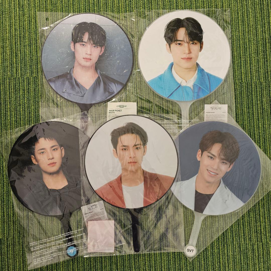 SEVENTEEN MINGYU うちわ 5枚セット ミンギュうちわに写真集、生誕グッズご紹介! セブチはじめK-POP公式