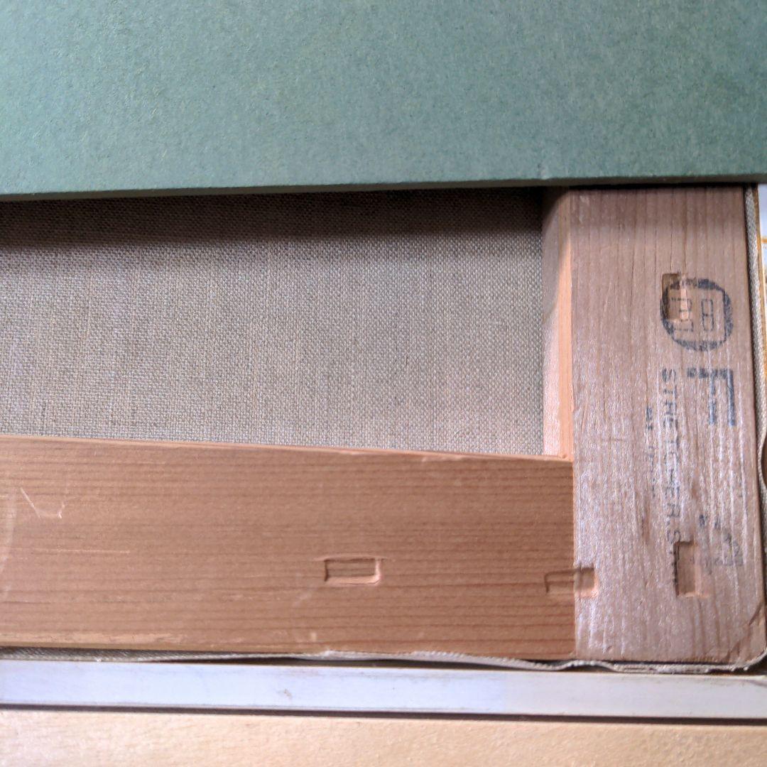 【最終価格】 洋画家　進　徹先生　４号油絵　　ストールの少女