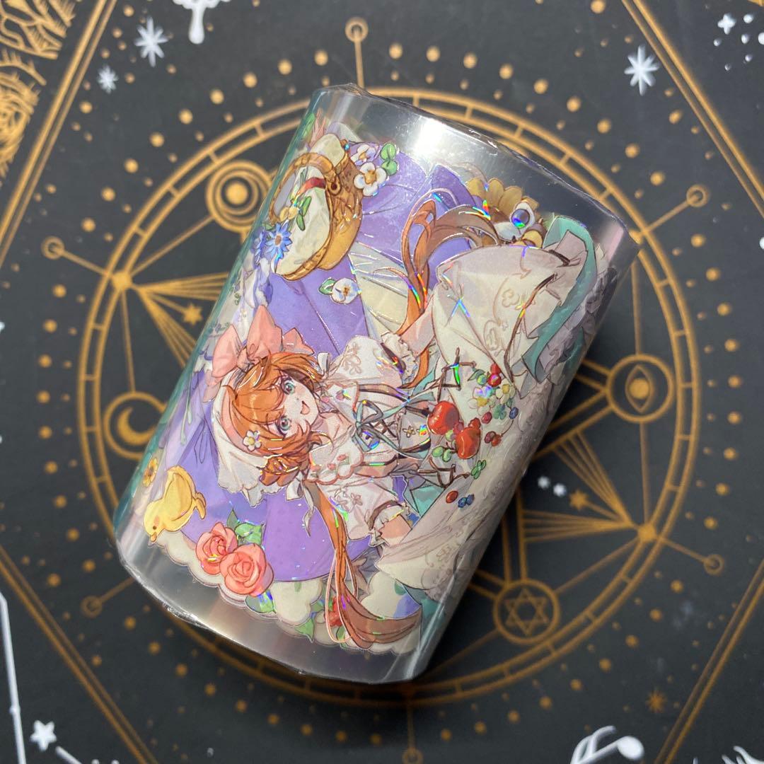 X】海外 10m巻 貝殻光マスキングテープ 人物系/女の子/男の子 - メルカリ