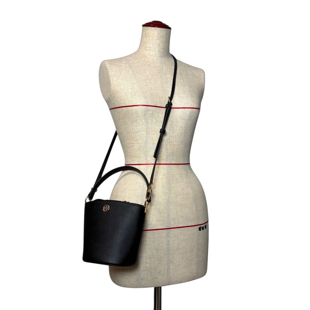 トリーバーチ　ロビンソン　ミニバケット　2way ショルダーバッグ　バケツ型